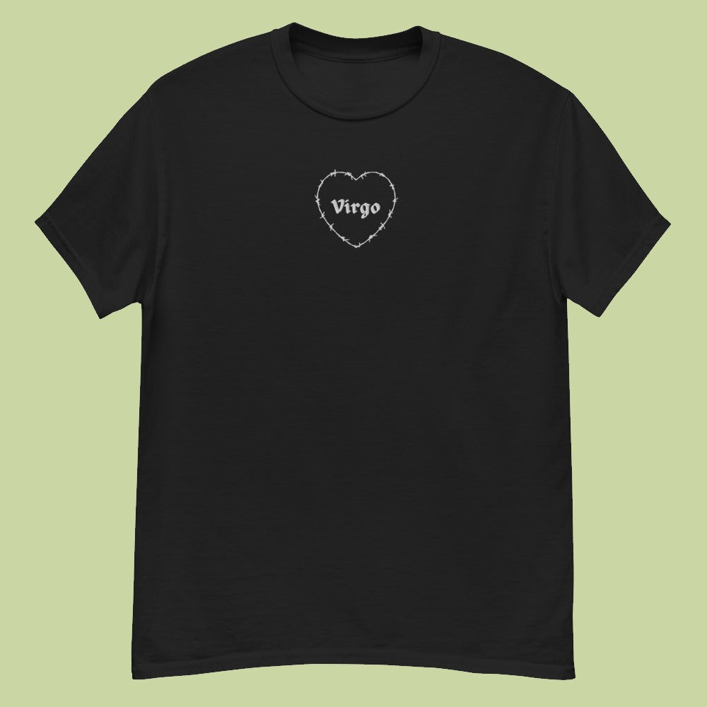 Virgo Barbwire Heart Tee
