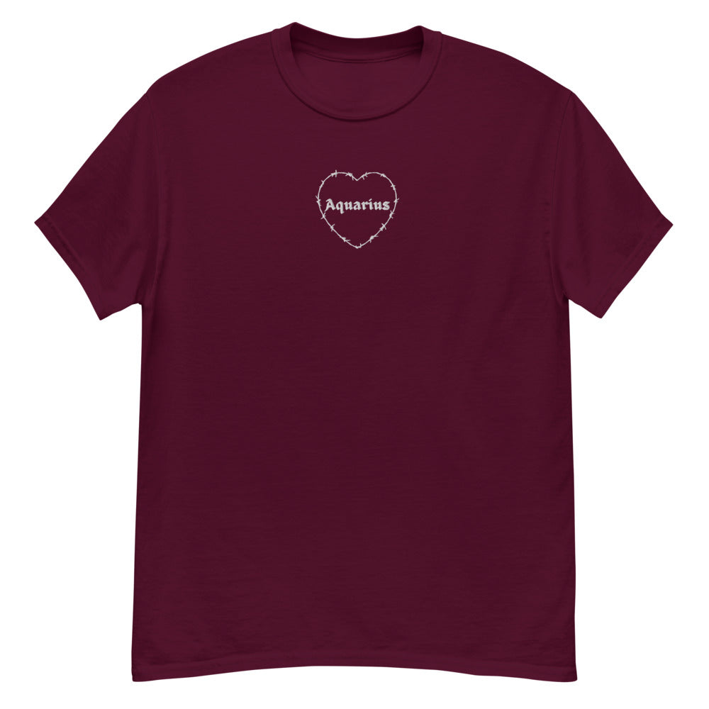 Aquarius Barbwire Heart Tee