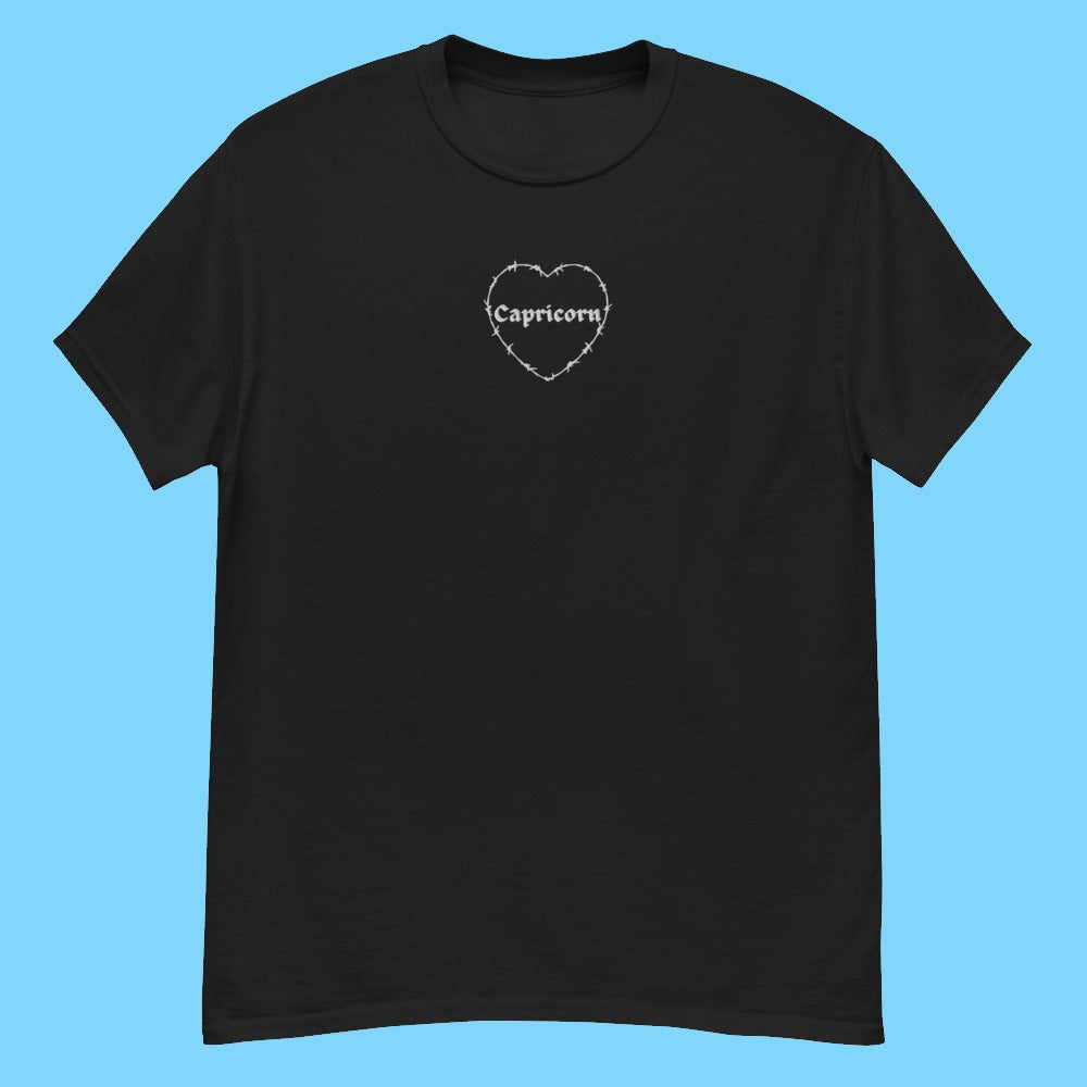 Capricorn Barbwire Heart Tee