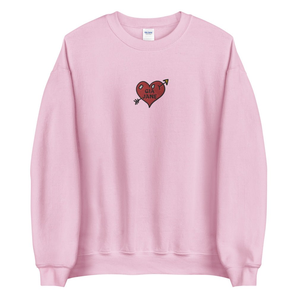 GIA JANE Heart Crewneck