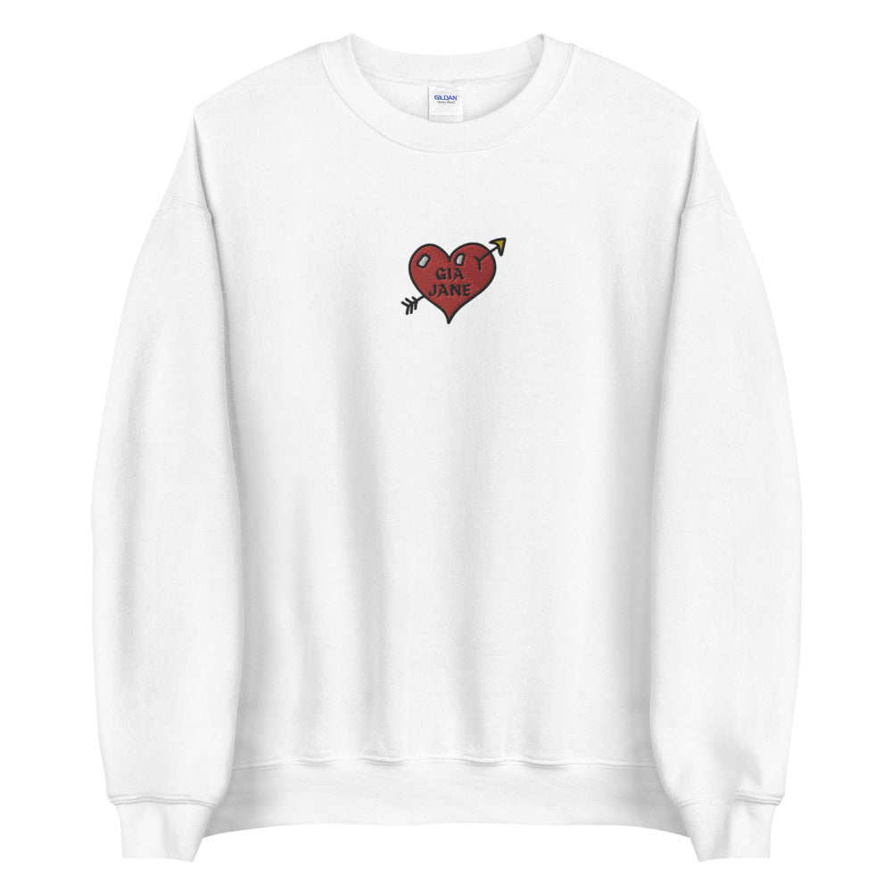 GIA JANE Heart Crewneck